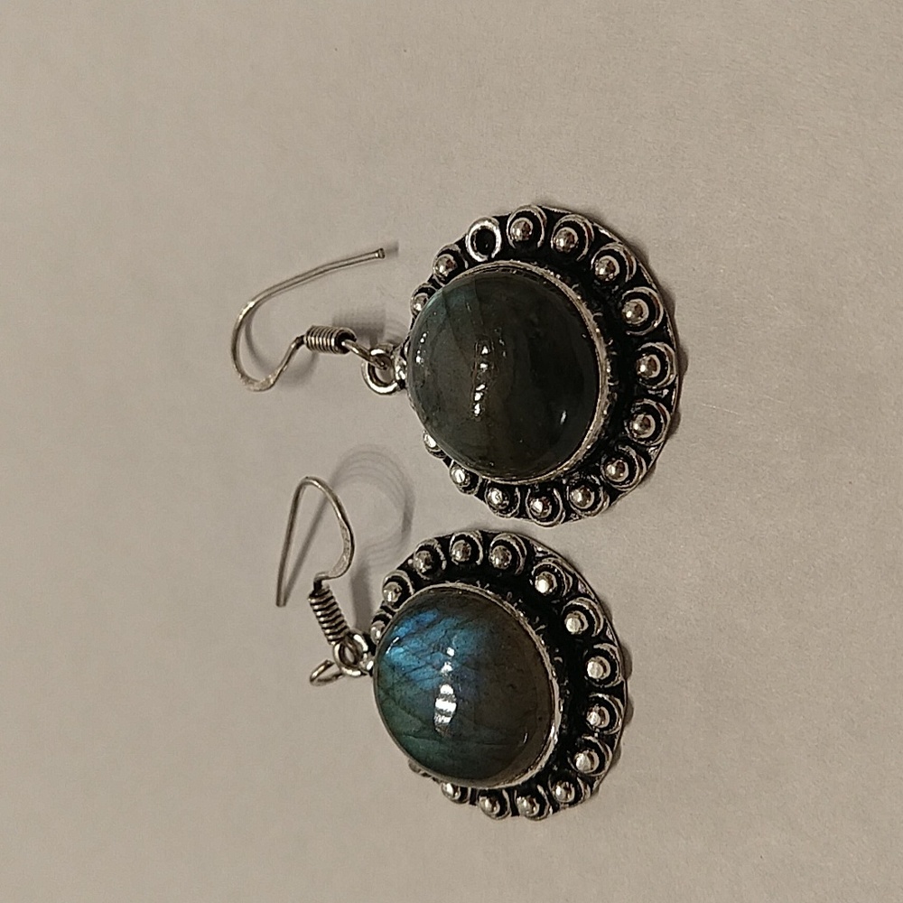 Labradorite earrings